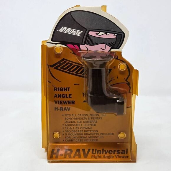 HOODMAN H-RAV UNIVERSAL RIGHT ANGLE FINDER VIEWER FOR DIGITAL CAMERA NEW - Picture 1 of 5